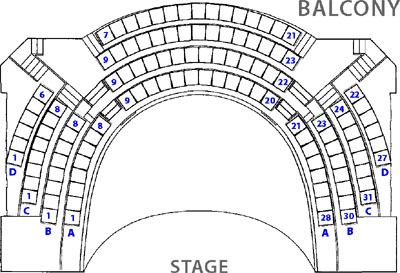 seating plan balcony